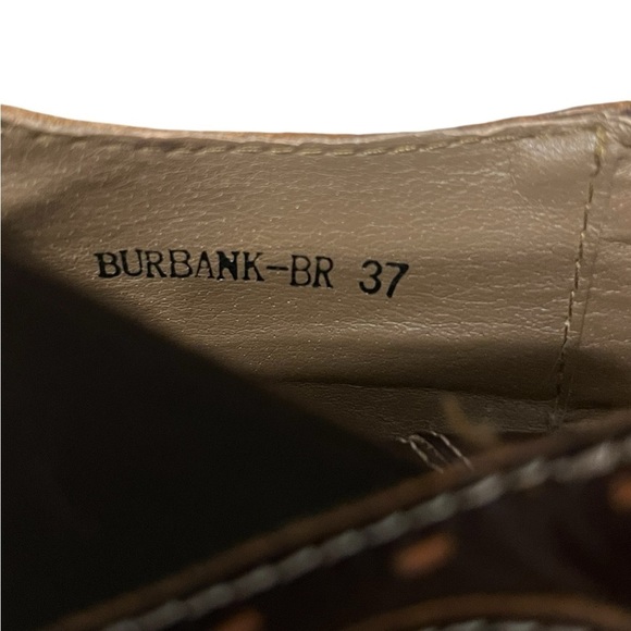 Spring Step L’Artiste Burbank brown leather clogs art to wear tooled leather - Picture 9 of 11